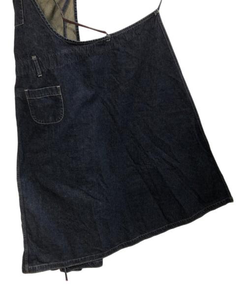Hysteric Glamour（ヒステリックグラマー）Hysteric Glamour (ヒステリックグラマー) エプロンジャンパースカート インディゴ サイズ:FREEの古着・服飾アイテム