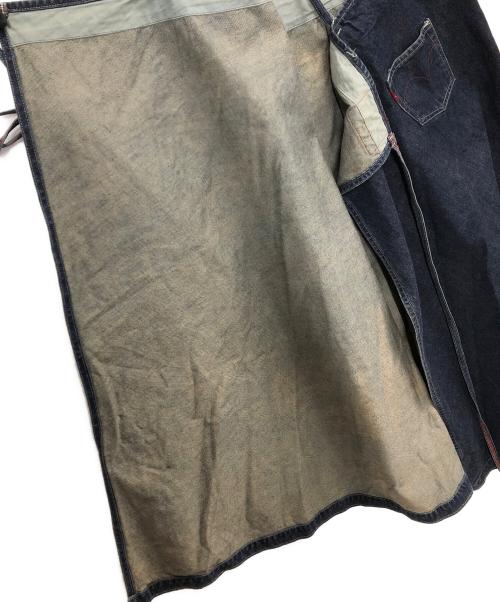 Hysteric Glamour（ヒステリックグラマー）Hysteric Glamour (ヒステリックグラマー) エプロンジャンパースカート インディゴ サイズ:FREEの古着・服飾アイテム