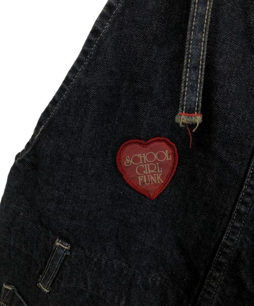 Hysteric Glamour（ヒステリックグラマー）Hysteric Glamour (ヒステリックグラマー) エプロンジャンパースカート インディゴ サイズ:FREEの古着・服飾アイテム