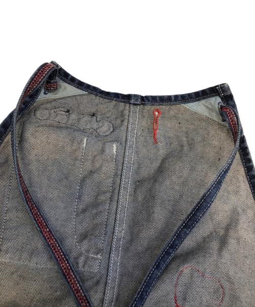 Hysteric Glamour（ヒステリックグラマー）Hysteric Glamour (ヒステリックグラマー) エプロンジャンパースカート インディゴ サイズ:FREEの古着・服飾アイテム