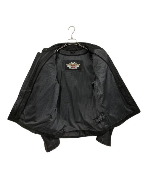 HARLEY-DAVIDSON（ハーレーダビッドソン）HARLEY-DAVIDSON (ハーレーダビッドソン) ライナー付レザージャケット ブラック サイズ:Mの古着・服飾アイテム