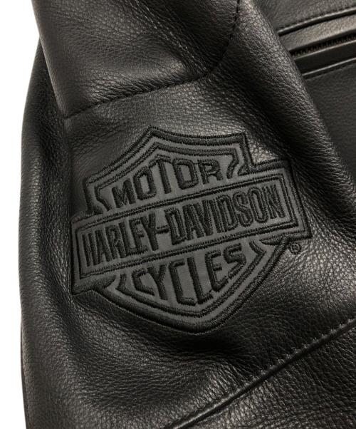 HARLEY-DAVIDSON（ハーレーダビッドソン）HARLEY-DAVIDSON (ハーレーダビッドソン) ライナー付レザージャケット ブラック サイズ:Mの古着・服飾アイテム