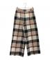 BLUE LABEL CRESTBRIDGE（ブルーレーベルクレストブリッジ）の古着「クレストブリッジチェッククロッシングビエラワイドパンツ」｜マルチカラー