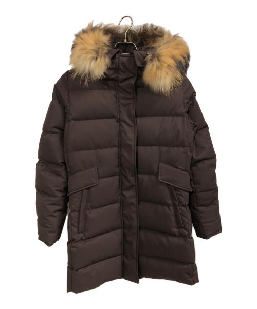 Pyrenex（ピレネックス）Pyrenex (ピレネックス) ダウンジャケット ブラウン サイズ:Mの古着・服飾アイテム