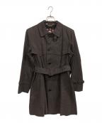 Aquascutumアクアスキュータム）の古着「コート」｜ブラウン