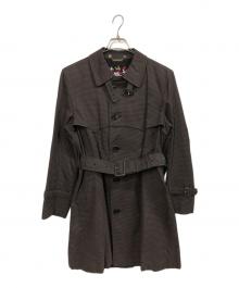 Aquascutum（アクアスキュータム）の古着「コート」｜ブラウン