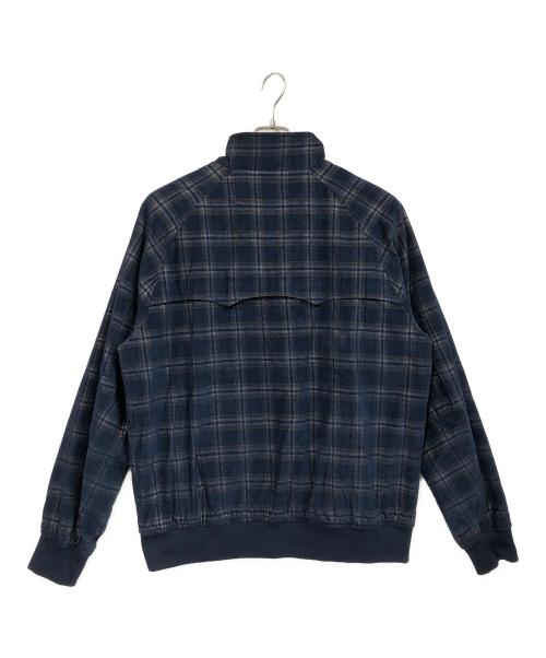 BROOKS BROTHERS（ブルックスブラザーズ）BROOKS BROTHERS (ブルックスブラザーズ) コットンコーデュロイ GFロゴ チェック キルティング ボマージャケット ネイビー サイズ:Lの古着・服飾アイテム