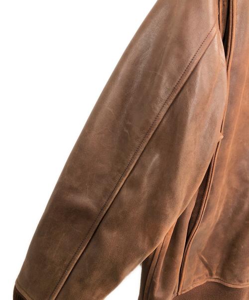 AVIREX（アヴィレックス）AVIREX (アヴィレックス) カウ タンカースジャケット ブラウン サイズ:XLの古着・服飾アイテム