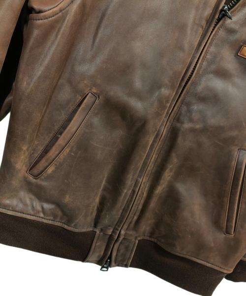 AVIREX（アヴィレックス）AVIREX (アヴィレックス) カウ タンカースジャケット ブラウン サイズ:XLの古着・服飾アイテム