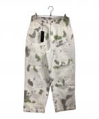 WIND AND SEAウィンダンシー）の古着「ペイントパンツ」｜ホワイト