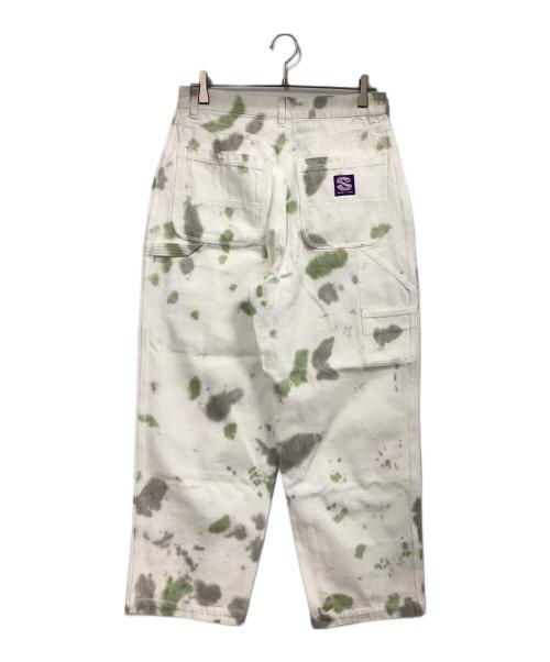 WIND AND SEA（ウィンダンシー）WIND AND SEA (ウィンダンシー) ペイントパンツ ホワイト サイズ:S 未使用品の古着・服飾アイテム