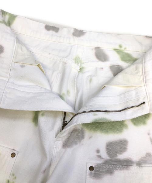 WIND AND SEA（ウィンダンシー）WIND AND SEA (ウィンダンシー) ペイントパンツ ホワイト サイズ:S 未使用品の古着・服飾アイテム