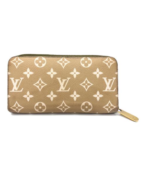 LOUIS VUITTON（ルイ ヴィトン）LOUIS VUITTON (ルイ ヴィトン) ジッピーウォレット ベージュ×グリーンの古着・服飾アイテム