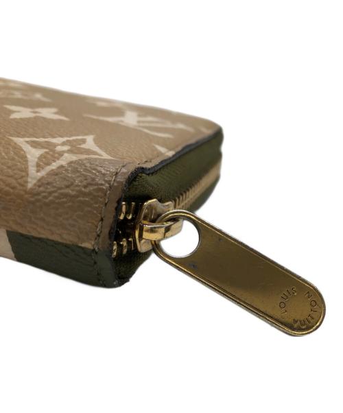 LOUIS VUITTON（ルイ ヴィトン）LOUIS VUITTON (ルイ ヴィトン) ジッピーウォレット ベージュ×グリーンの古着・服飾アイテム