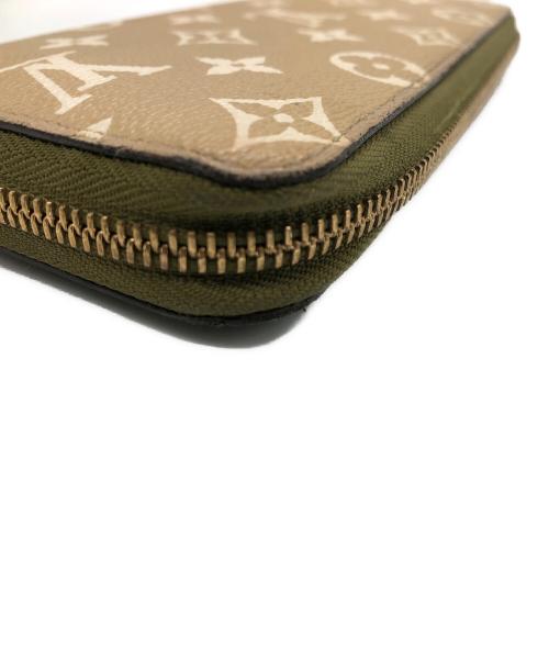 LOUIS VUITTON（ルイ ヴィトン）LOUIS VUITTON (ルイ ヴィトン) ジッピーウォレット ベージュ×グリーンの古着・服飾アイテム