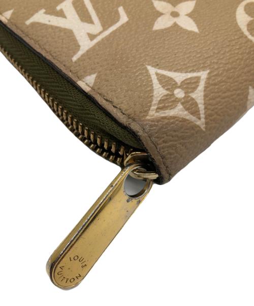 LOUIS VUITTON（ルイ ヴィトン）LOUIS VUITTON (ルイ ヴィトン) ジッピーウォレット ベージュ×グリーンの古着・服飾アイテム