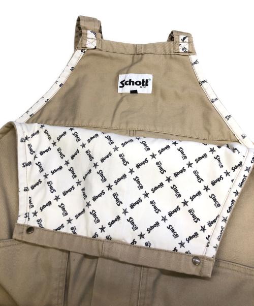 Schott（ショット）Schott (ショット) TC OVERALL PANTS ベージュ サイズ:XLの古着・服飾アイテム