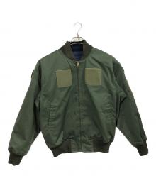 JASDF SQUADRON（コウクウジエイタイ）の古着「リバーシブルジャケット」｜グリーン×ブルー