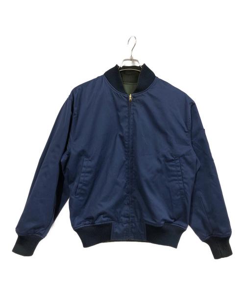 JASDF SQUADRON（コウクウジエイタイ）JASDF SQUADRON (コウクウジエイタイ) リバーシブルジャケット グリーン×ブルー サイズ:Oの古着・服飾アイテム