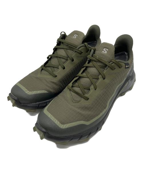SALOMON（サロモン）SALOMON (サロモン) ALPHACROSS 5 GORE-TEX カーキ サイズ:27.5cmの古着・服飾アイテム