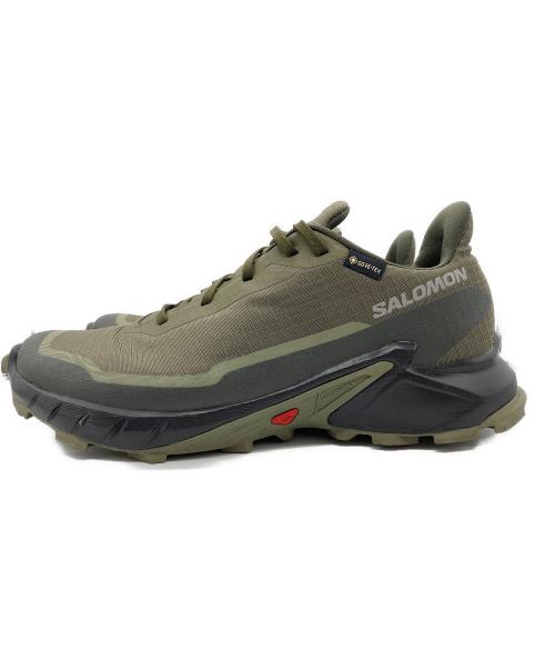 SALOMON（サロモン）SALOMON (サロモン) ALPHACROSS 5 GORE-TEX カーキ サイズ:27.5cmの古着・服飾アイテム