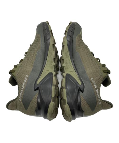 SALOMON（サロモン）SALOMON (サロモン) ALPHACROSS 5 GORE-TEX カーキ サイズ:27.5cmの古着・服飾アイテム