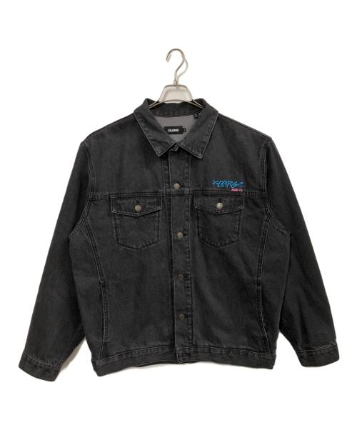 X-LARGE（エクストララージ）X-LARGE (エクストララージ) デニムジャケット ブラック サイズ:XLの古着・服飾アイテム