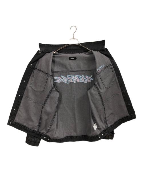 X-LARGE（エクストララージ）X-LARGE (エクストララージ) デニムジャケット ブラック サイズ:XLの古着・服飾アイテム