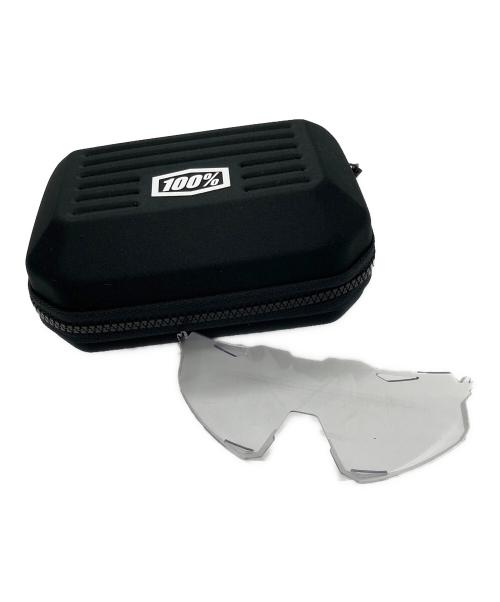 100%（ヒャクパーセント）100% (ヒャクパーセント) SPEEDCRAFT/スポーツサングラス ブラック×ブルーの古着・服飾アイテム