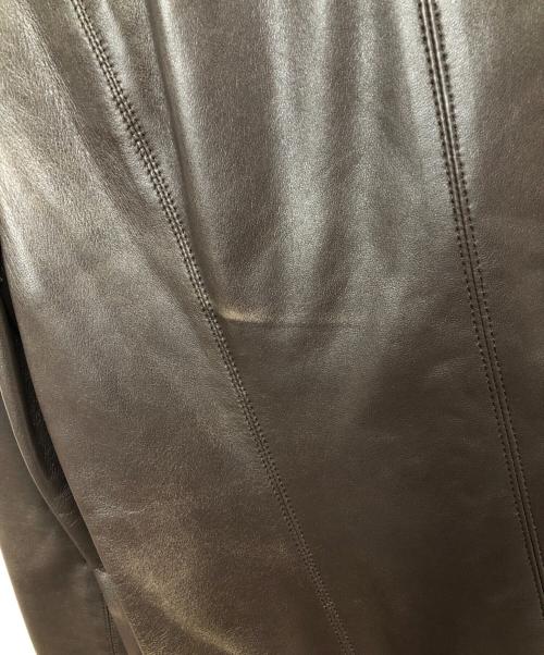 BURBERRY LONDON（バーバリーロンドン）BURBERRY LONDON (バーバリーロンドン) ラムレザージャケット ブラウン サイズ:40の古着・服飾アイテム