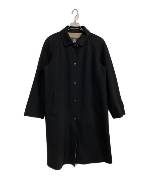 BURBERRY LONDON（バーバリーロンドン）BURBERRY LONDON (バーバリーロンドン) ウールカシミヤコート ブラック サイズ:11の古着・服飾アイテム