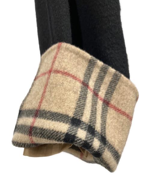 BURBERRY LONDON（バーバリーロンドン）BURBERRY LONDON (バーバリーロンドン) ウールカシミヤコート ブラック サイズ:11の古着・服飾アイテム