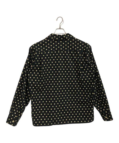STYLE EYES（スタイルアイズ）STYLE EYES (スタイルアイズ) Flannel Sports Shirt “POLKA DOT” ブラック サイズ:Lの古着・服飾アイテム