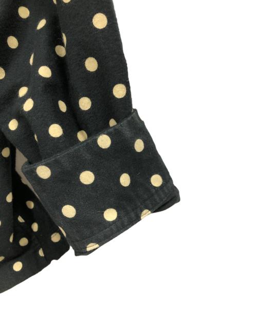 STYLE EYES（スタイルアイズ）STYLE EYES (スタイルアイズ) Flannel Sports Shirt “POLKA DOT” ブラック サイズ:Lの古着・服飾アイテム