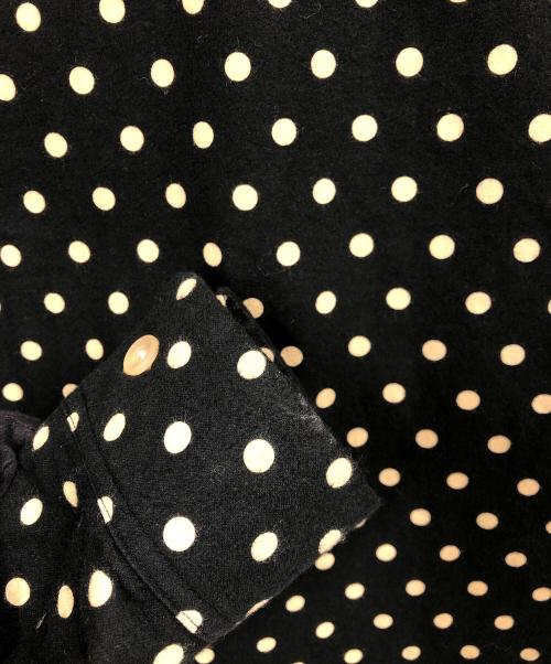 STYLE EYES（スタイルアイズ）STYLE EYES (スタイルアイズ) Flannel Sports Shirt “POLKA DOT” ブラック サイズ:Lの古着・服飾アイテム