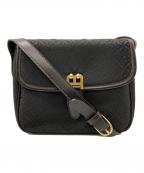 BALLYバリー）の古着「Bロゴ　ショルダーバッグ」｜ブラウン