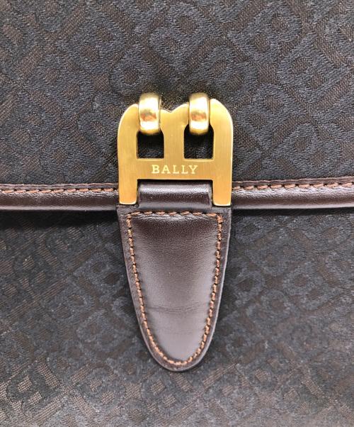 BALLY（バリー）BALLY (バリー) Bロゴ　ショルダーバッグ ブラウンの古着・服飾アイテム