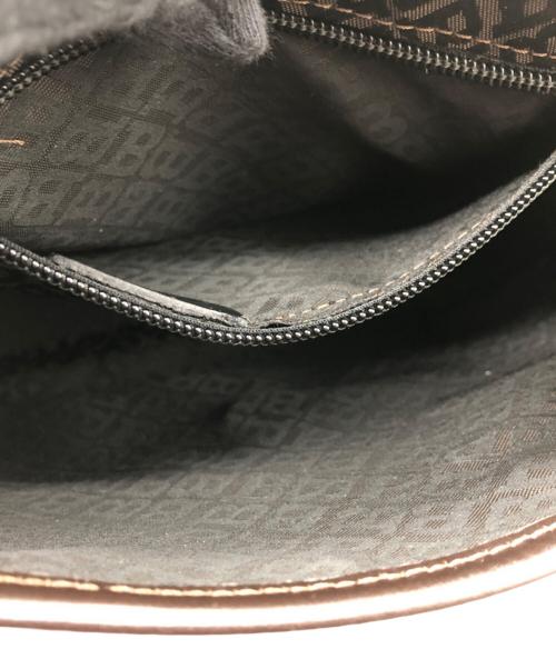 BALLY（バリー）BALLY (バリー) Bロゴ　ショルダーバッグ ブラウンの古着・服飾アイテム