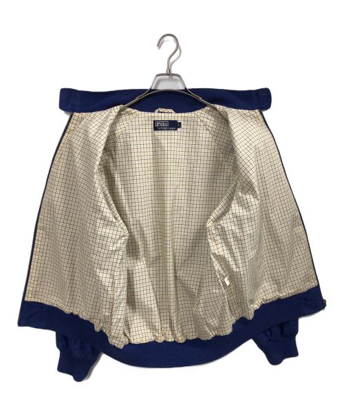 POLO RALPH LAUREN（ポロ・ラルフローレン）POLO RALPH LAUREN (ポロ・ラルフローレン) 90’ｓジップアップジャケット ブルー サイズ:Lの古着・服飾アイテム