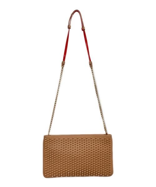 Christian Louboutin（クリスチャン・ルブタン）Christian Louboutin (クリスチャン・ルブタン) ショルダーバッグ ベージュの古着・服飾アイテム