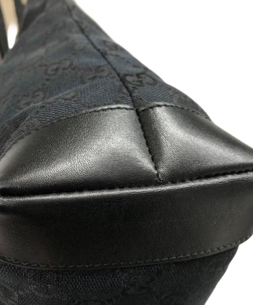 GUCCI（グッチ）GUCCI (グッチ) キャンバス　トートバッグ ブラックの古着・服飾アイテム