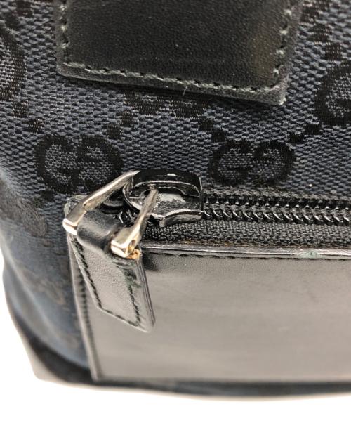 GUCCI（グッチ）GUCCI (グッチ) キャンバス　トートバッグ ブラックの古着・服飾アイテム