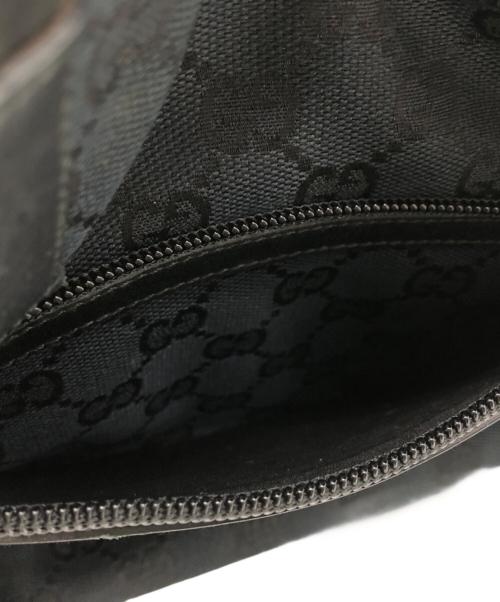 GUCCI（グッチ）GUCCI (グッチ) キャンバス　トートバッグ ブラックの古着・服飾アイテム