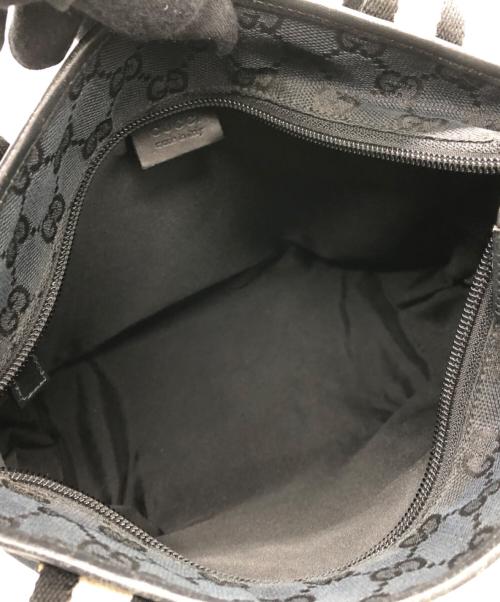GUCCI（グッチ）GUCCI (グッチ) キャンバス　トートバッグ ブラックの古着・服飾アイテム