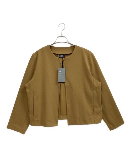 NEW BALANCE（ニューバランス）NEW BALANCE (ニューバランス) ノーカラージャケット カーキ サイズ:Mの古着・服飾アイテム