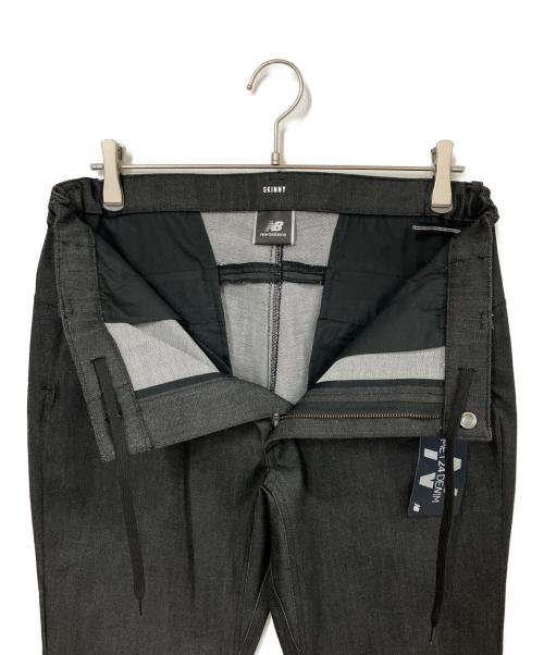NEW BALANCE（ニューバランス）NEW BALANCE (ニューバランス) MET24 Denim Pants Skinny Fit ブラック サイズ:L 未使用品の古着・服飾アイテム
