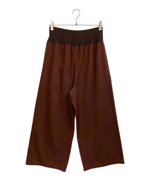 BEARDSLEY（ビアズリー）BEARDSLEY (ビアズリー) ウエストリブパンツ ブラウン サイズ:1の古着・服飾アイテム