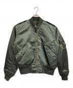 ALPHAアルファ）の古着「L-2Bジャケット」｜グリーン