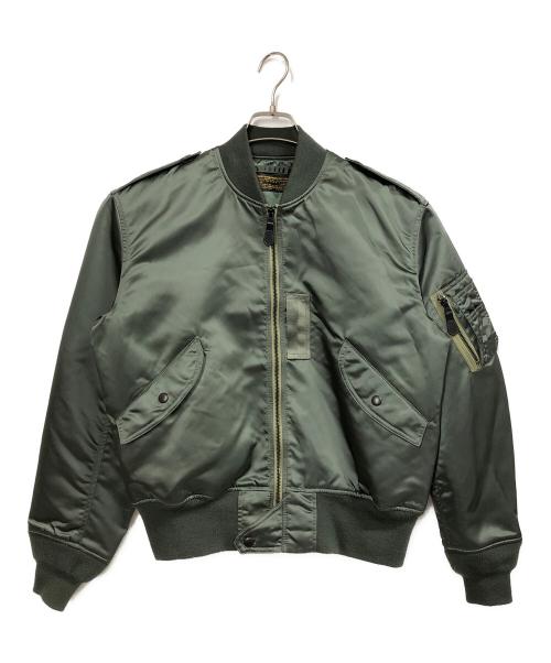 ALPHA（アルファ）ALPHA (アルファ) L-2Bジャケット グリーン サイズ:Ｌの古着・服飾アイテム