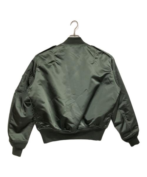 ALPHA（アルファ）ALPHA (アルファ) L-2Bジャケット グリーン サイズ:Ｌの古着・服飾アイテム